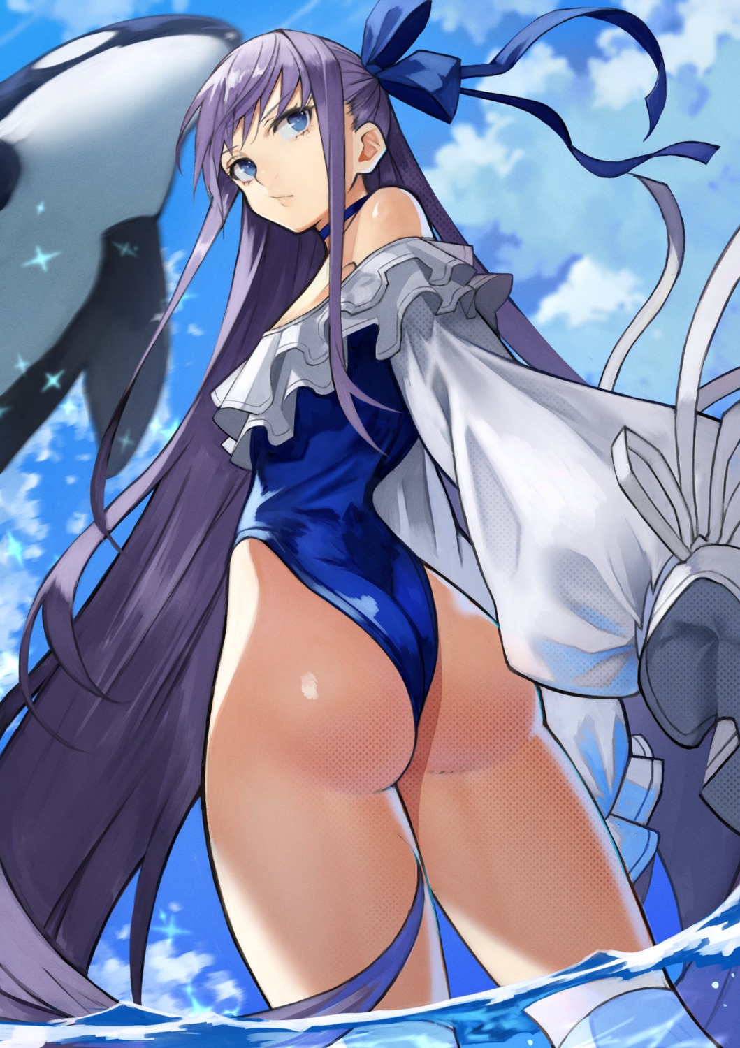 ass fate/grand_order meltlilith swimsuits wet yoshio_(55level)
