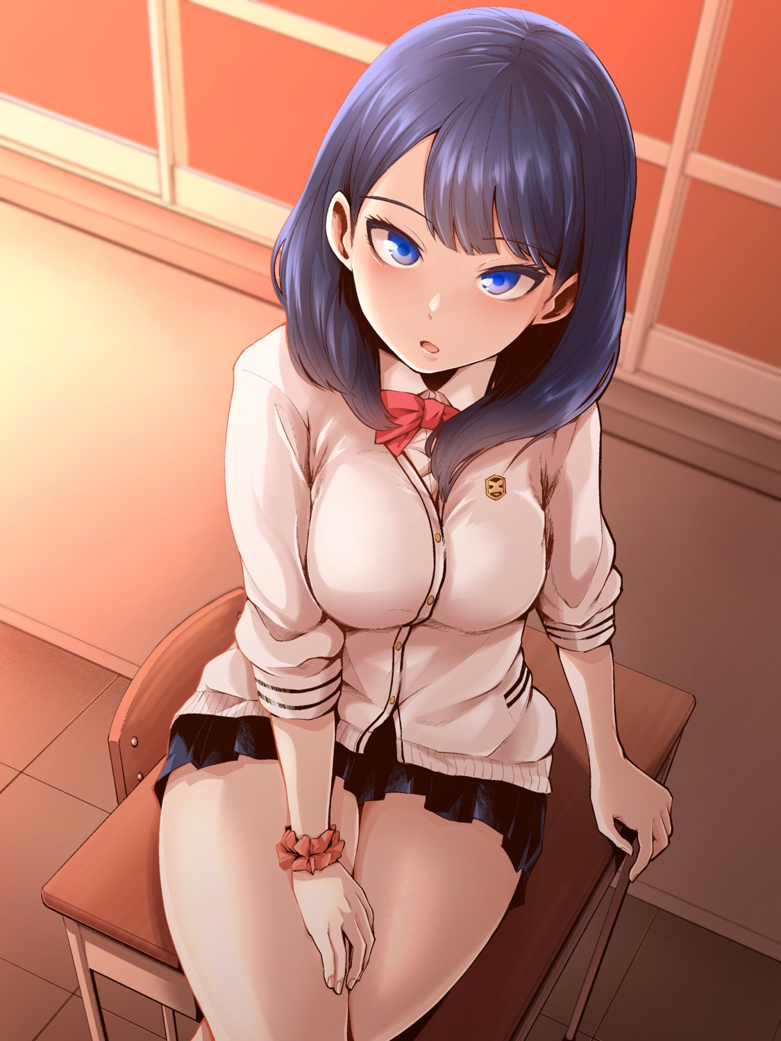 seifuku ssss.gridman sweater takarada_rikka tokufumi