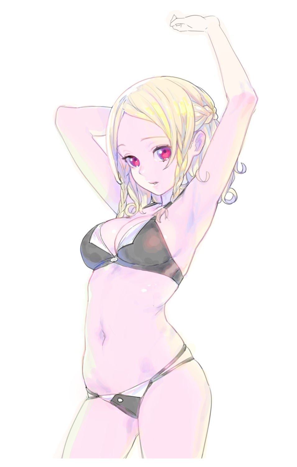 bikini cleavage enkyo_yuuichirou swimsuits