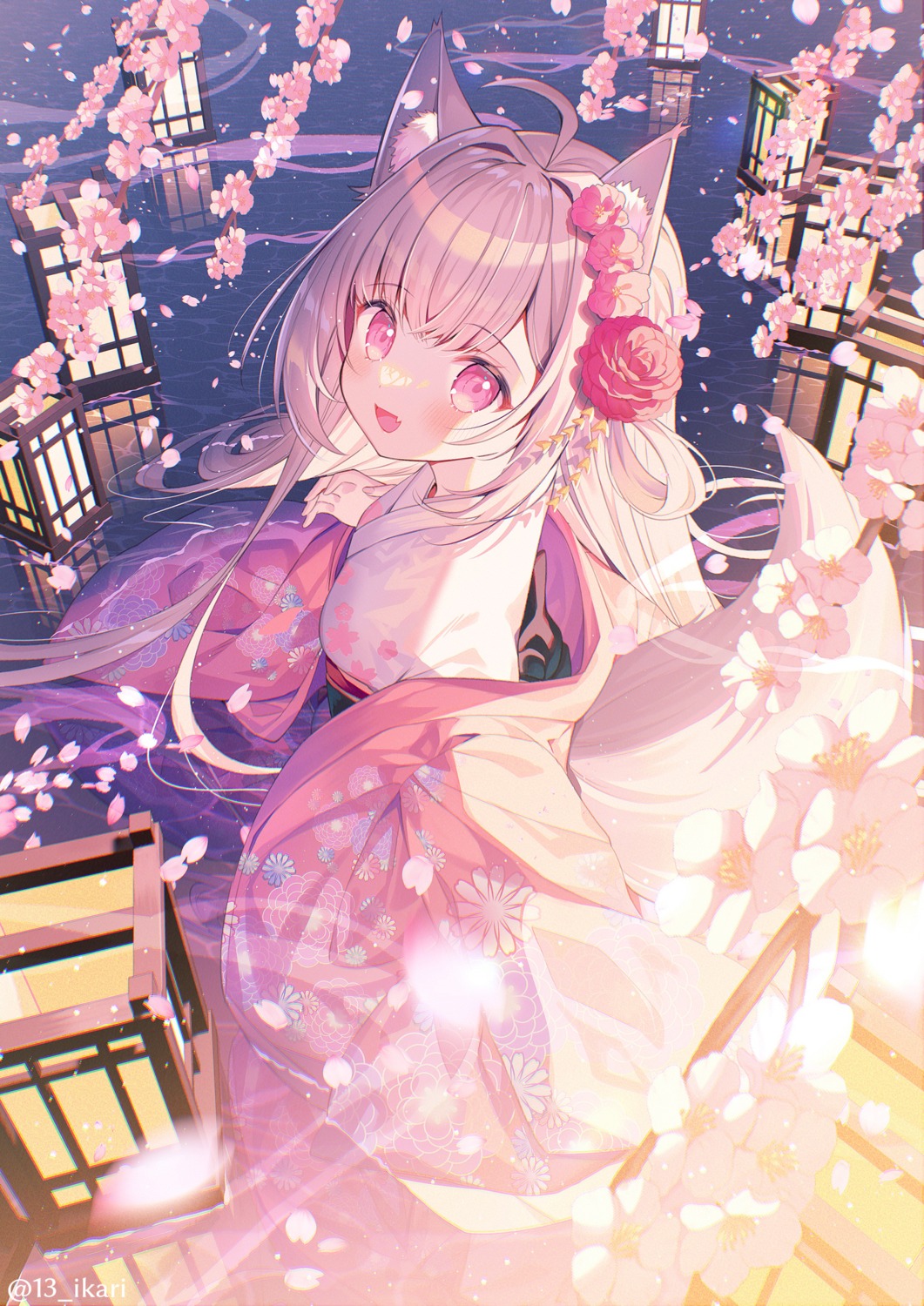 animal_ears ikari kimono tail