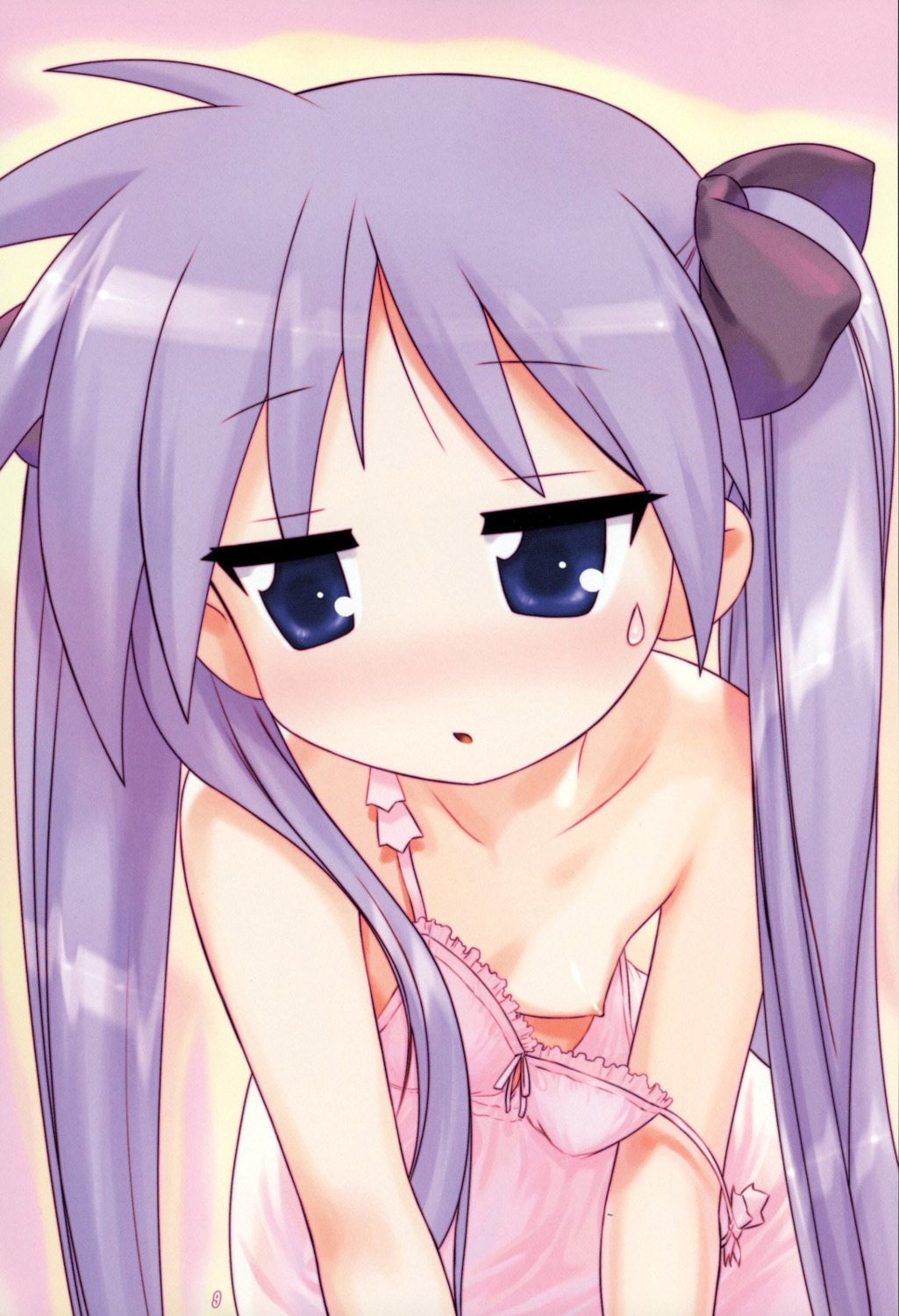 archives hechi hiiragi_kagami loli lucky_star nipple_slip nipples