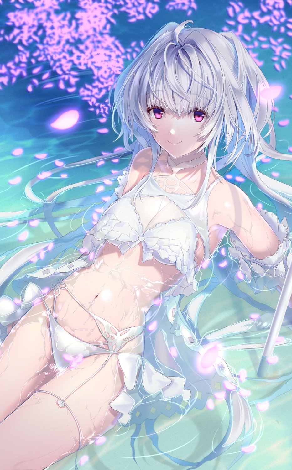 bikini fate/grand_order kamehito merlin_(fate/prototype) swimsuits