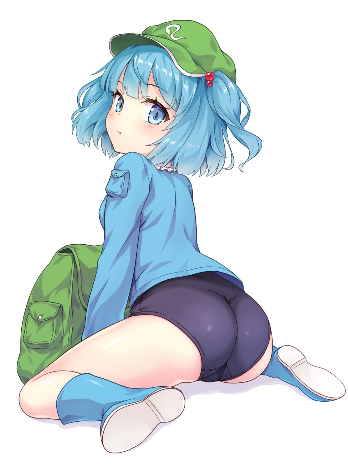 ass kawashiro_nitori school_swimsuit swimsuits touhou yamasan