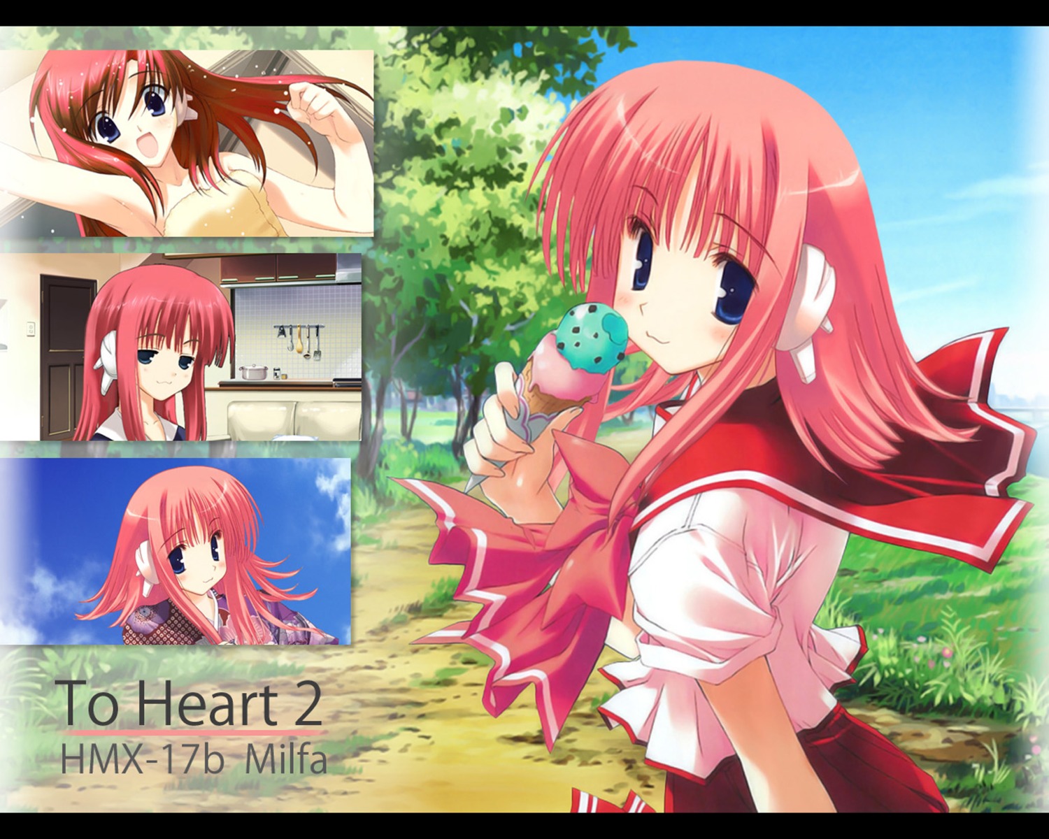 milfa seifuku to_heart_(series) to_heart_2