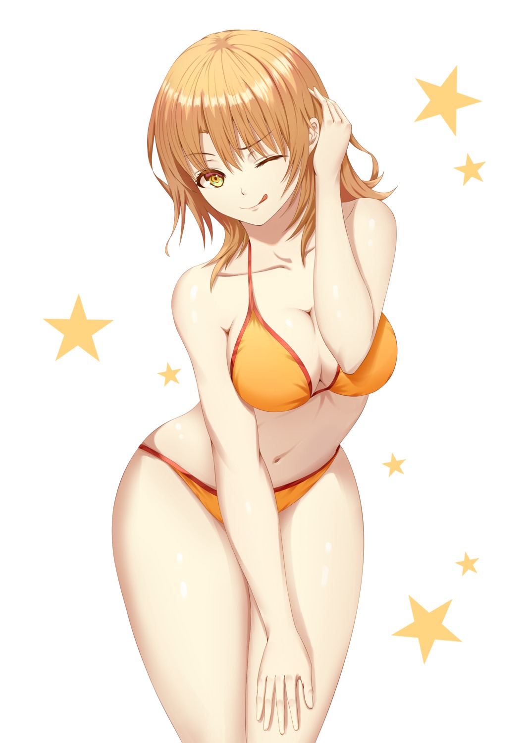 bikini cleavage fujifuji924 isshiki_iroha swimsuits yahari_ore_no_seishun_lovecome_wa_machigatteiru.