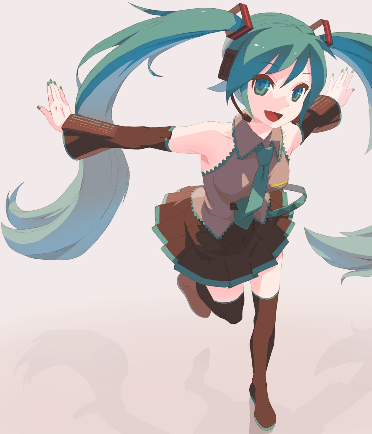 hatsune_miku thighhighs tomioka_jirou vocaloid