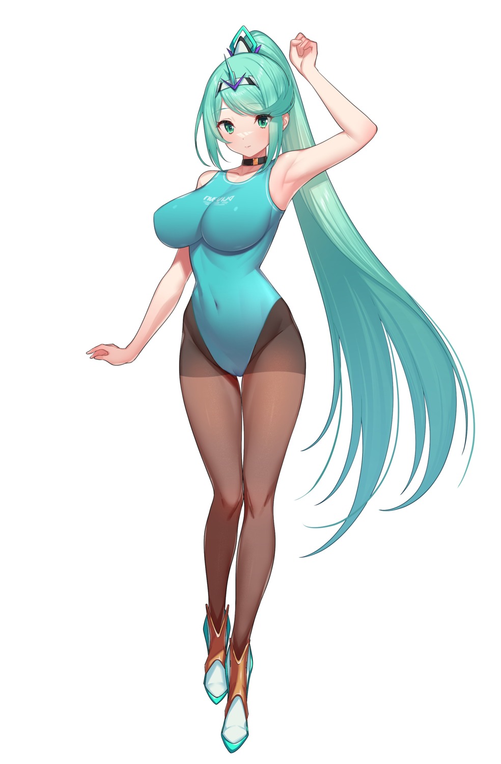 green322 leotard pantyhose pneuma_(xenoblade_2) xenoblade xenoblade_chronicles_2