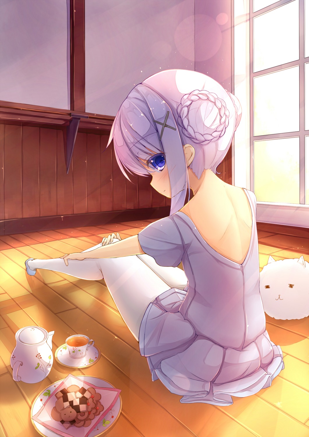 gochuumon_wa_usagi_desu_ka? kafuu_chino leotard pantyhose tatapopo tippy_(gochuumon_wa_usagi_desu_ka?)