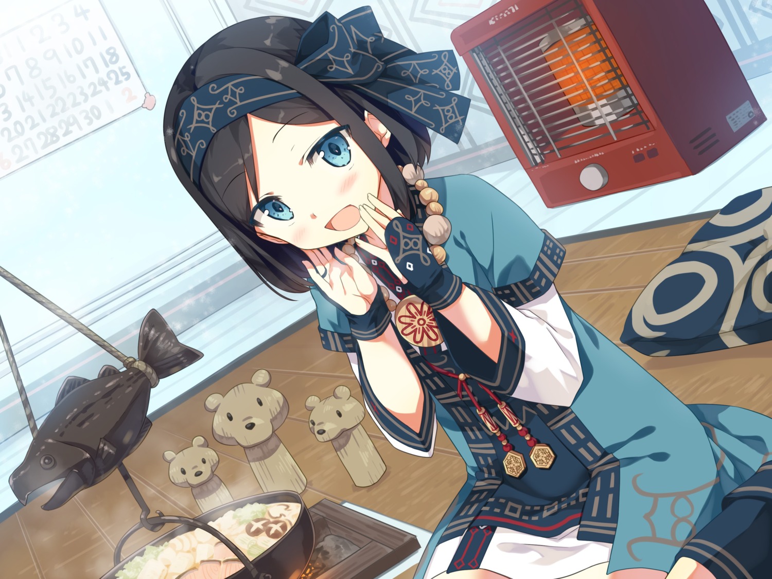 ayakashi_kyoushuutan cura japanese_clothes whisp