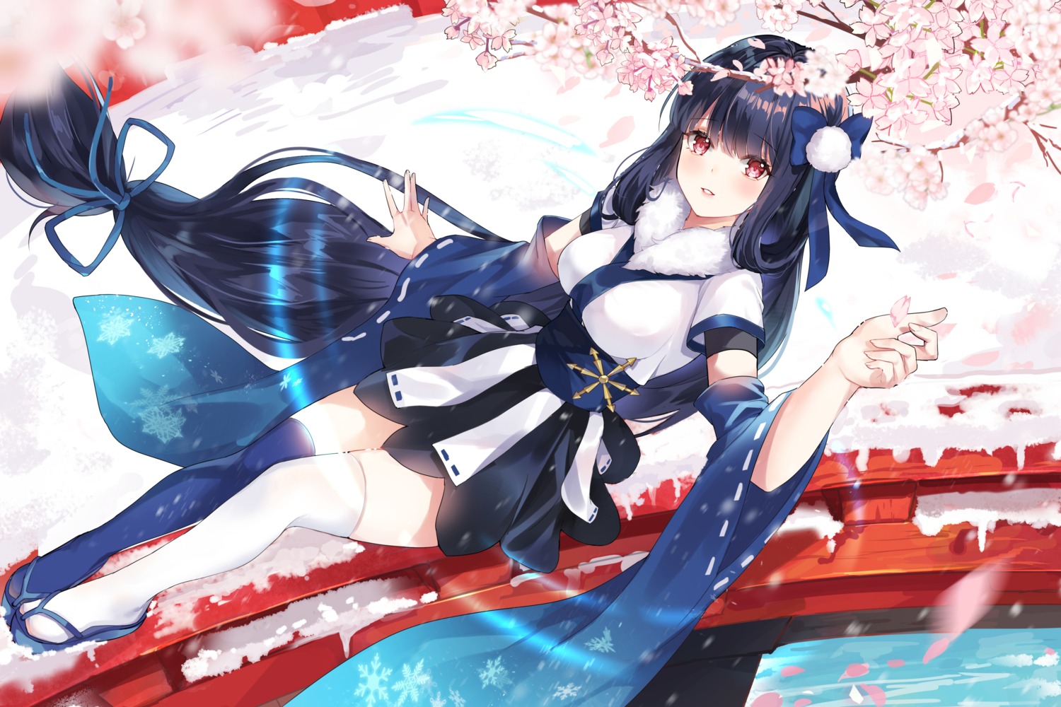 hum_(ten_ten) japanese_clothes thighhighs