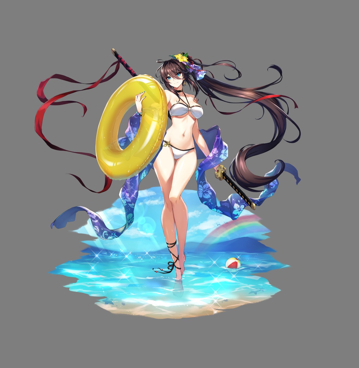 bikini counter:side swimsuits sword wet