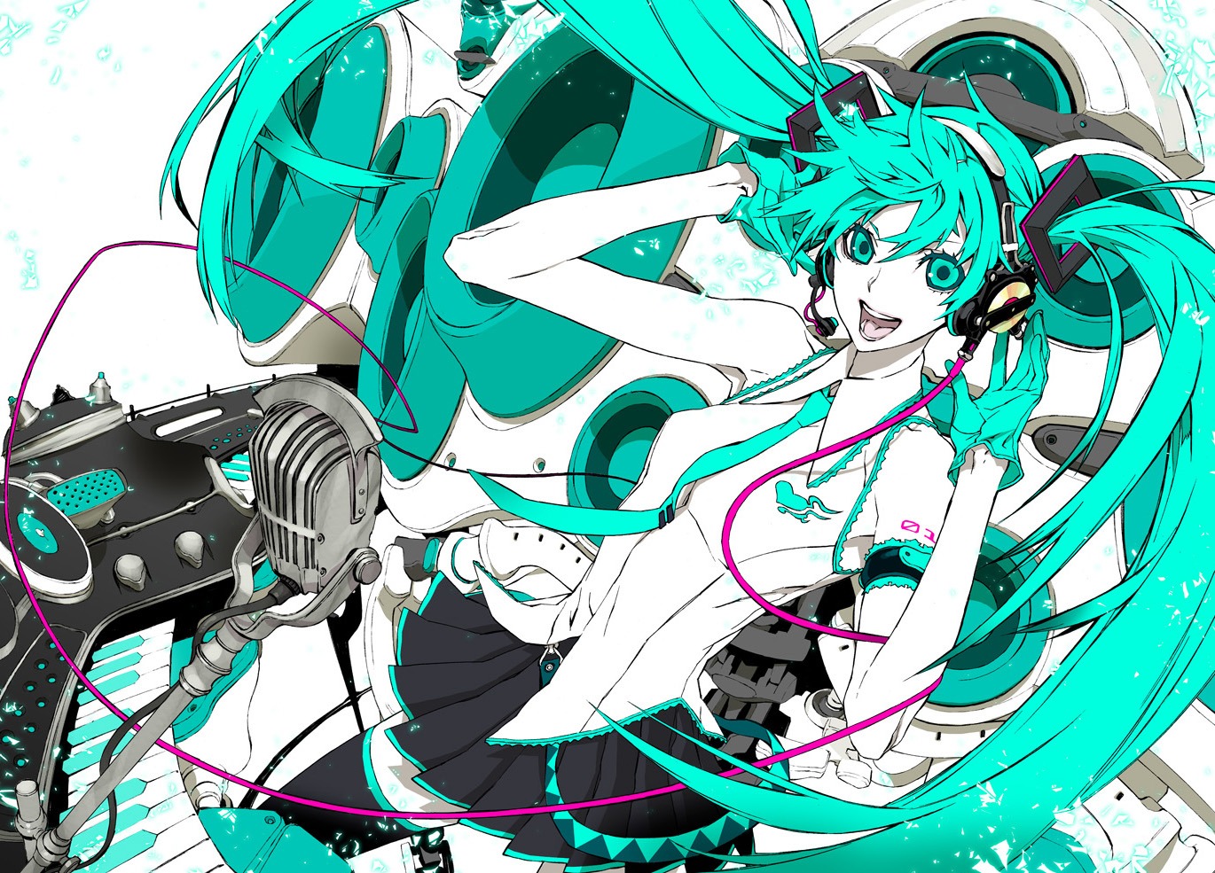 hatsune_miku melt_(vocaloid) miwa_shirow vocaloid