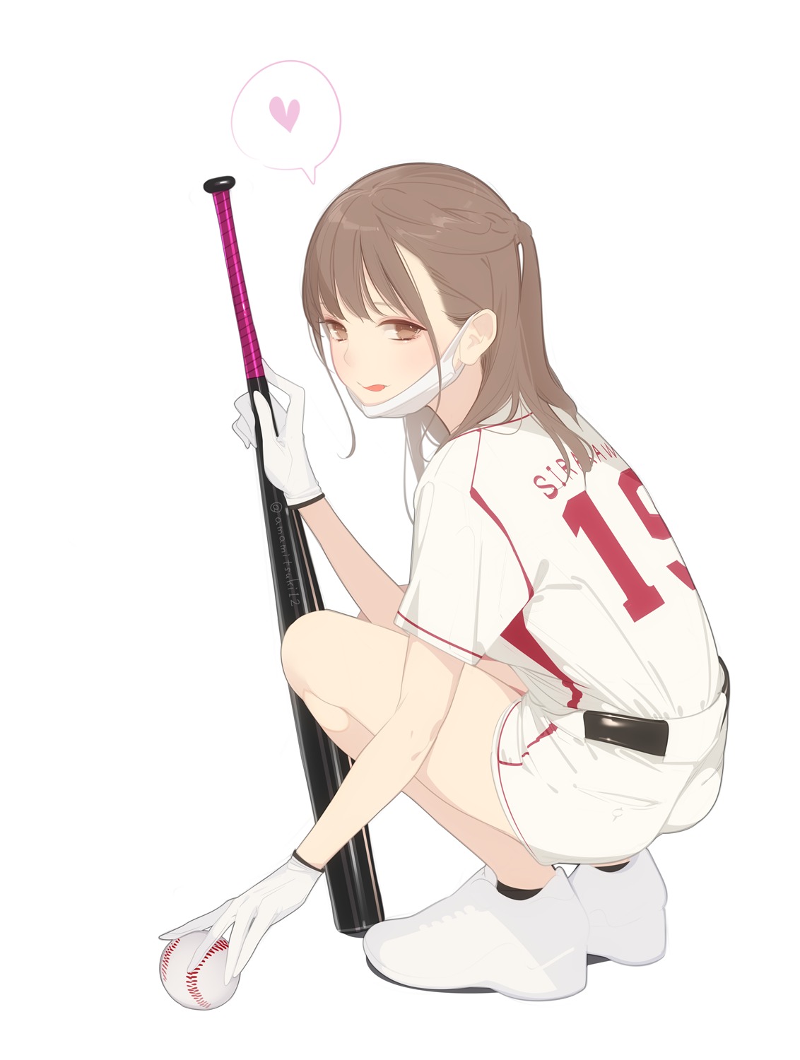 ama_mitsuki ass baseball uniform