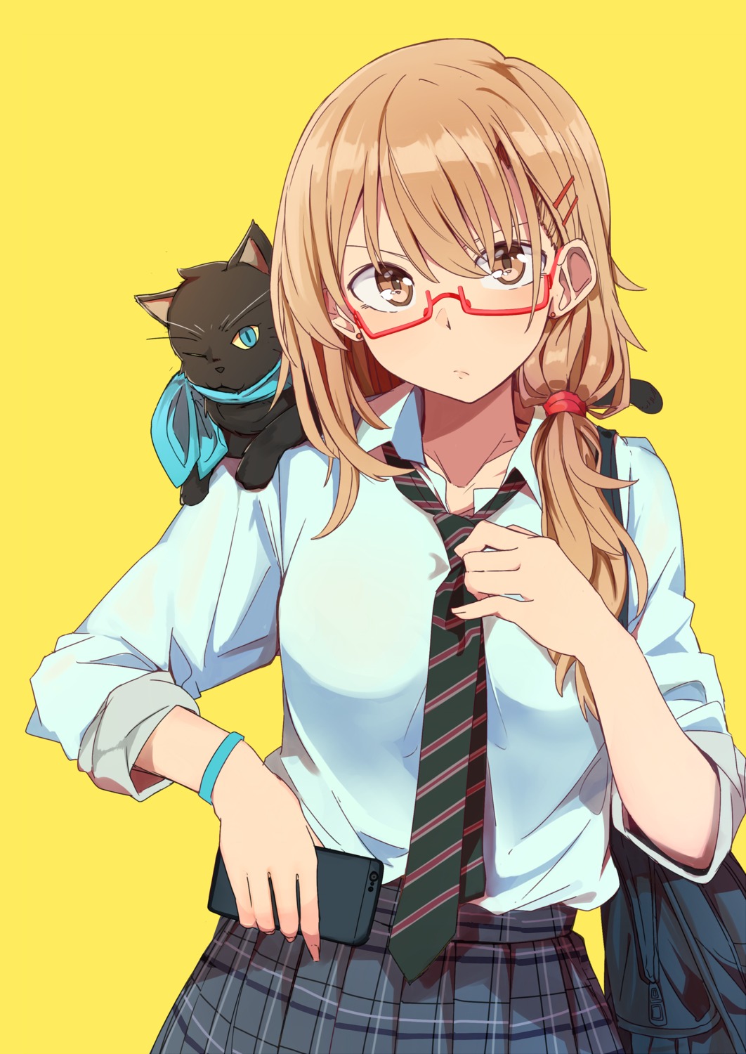 kazenoko megane neko seifuku