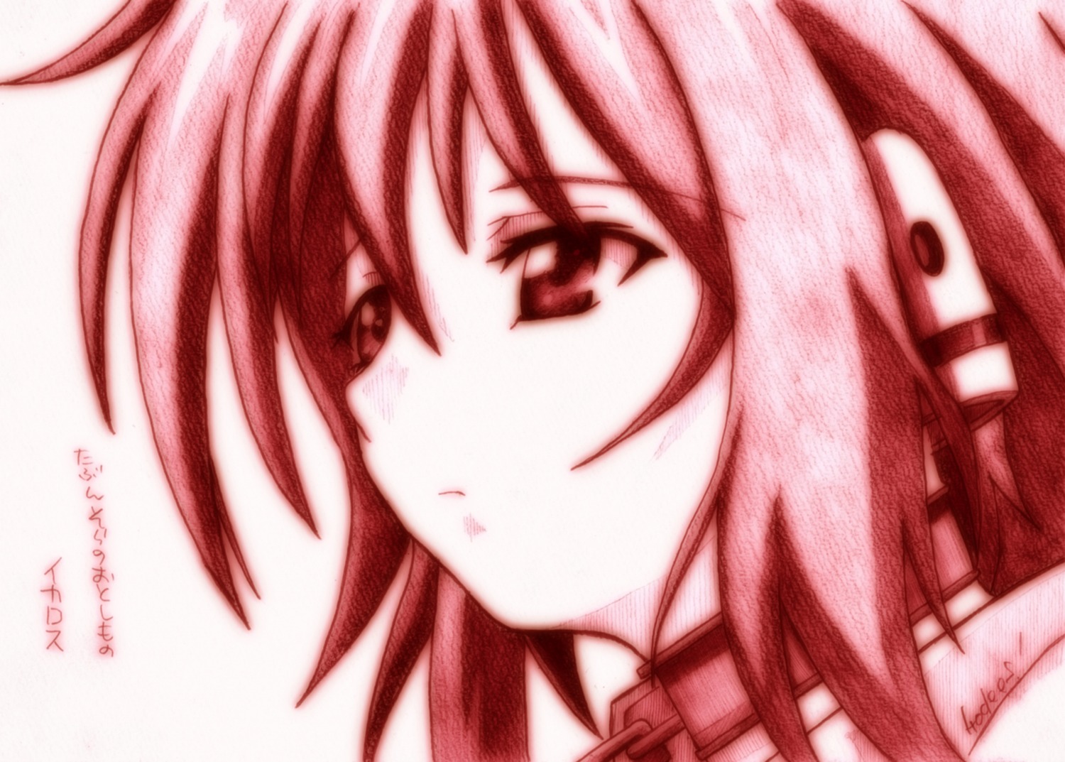 godees ikaros monochrome sora_no_otoshimono