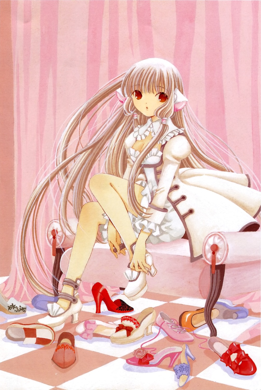 bloomers chii chobits clamp cleavage