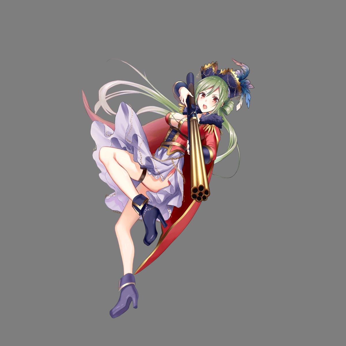 garter gun heels hoshi_no_girls_odyssey no_bra transparent_png