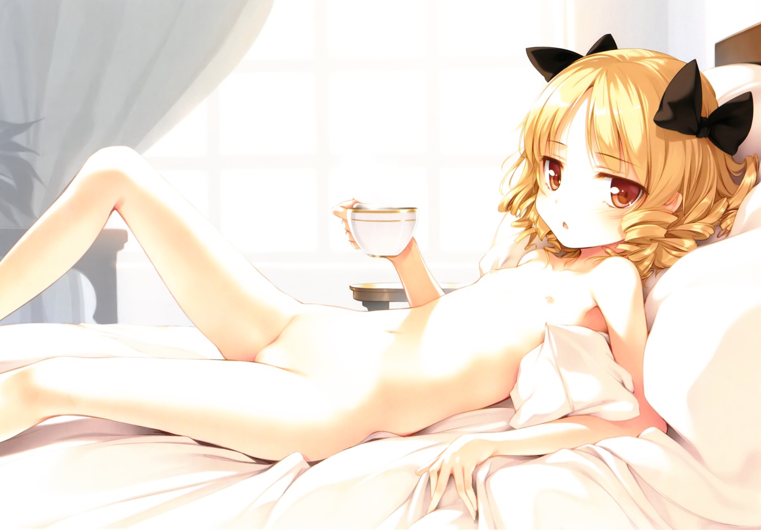 gekidoku_shoujo ke-ta loli luna_child naked nipples touhou