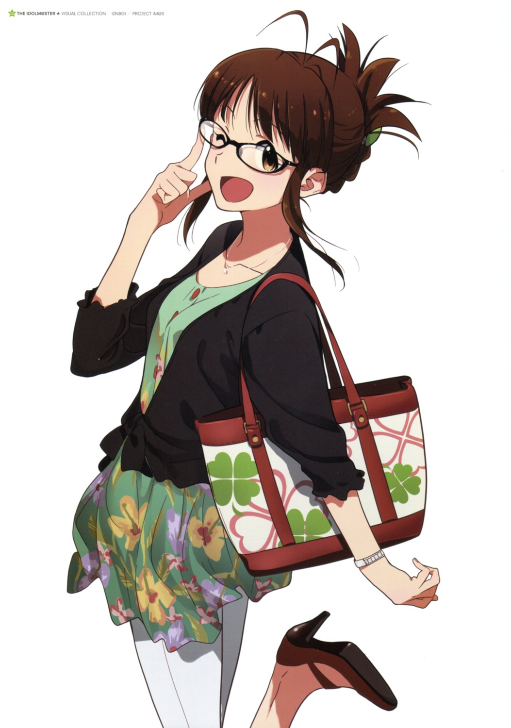 akizuki_ritsuko megane nishigori_atsushi the_idolm@ster