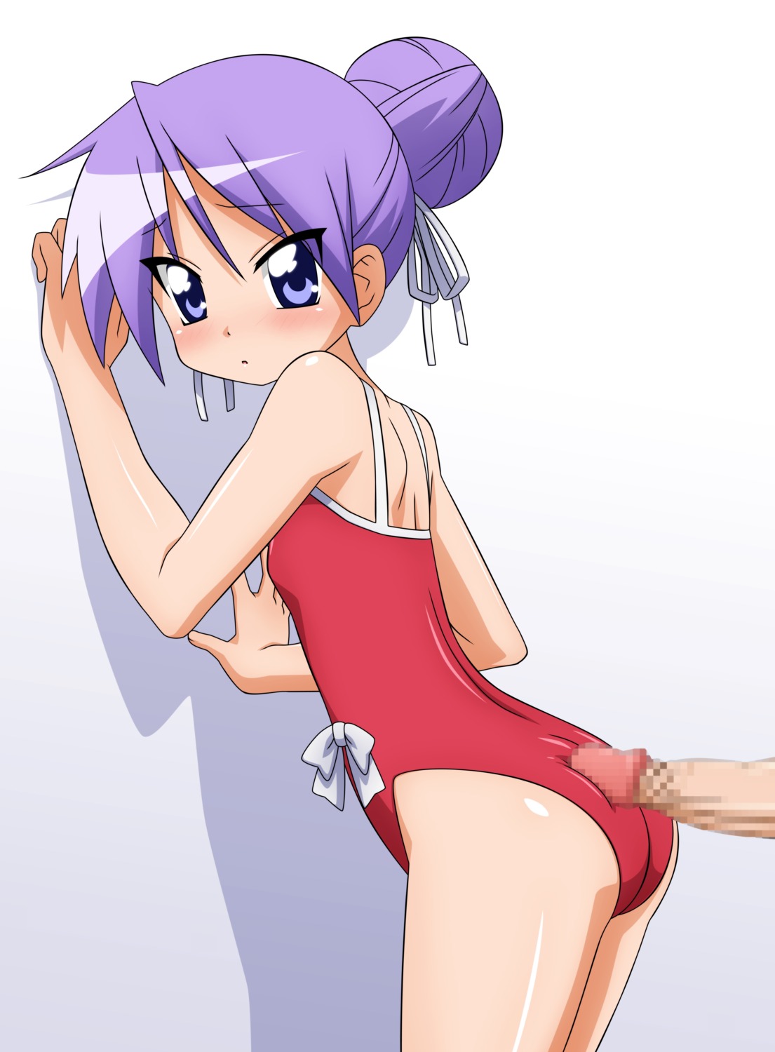 hiiragi_kagami lucky_star over_drive penis swimsuits wave_ride