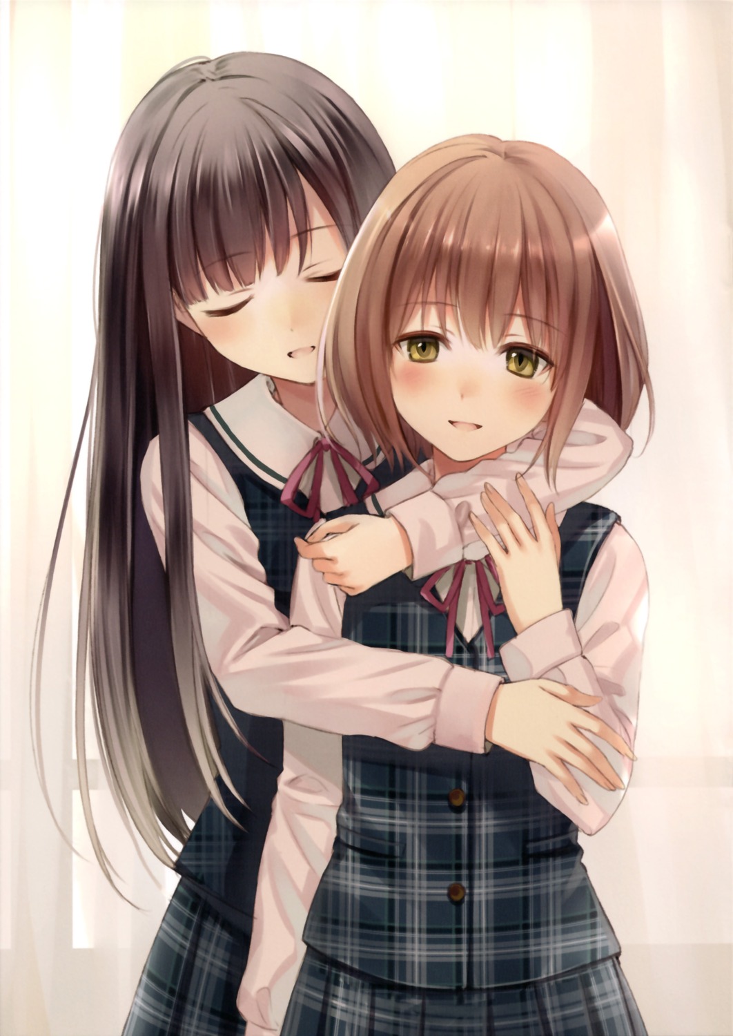 fukahire_sanba ruinon seifuku yuri