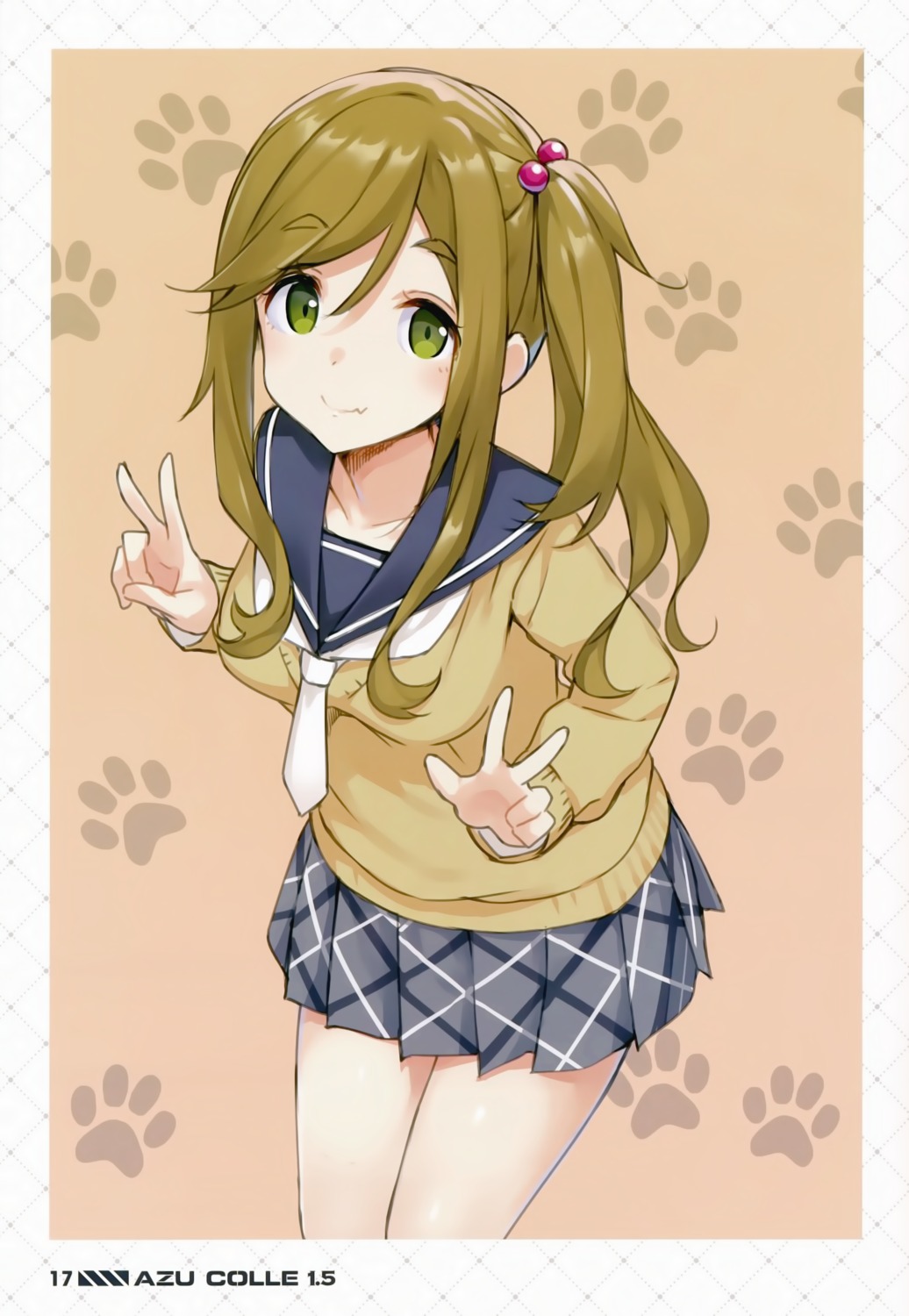 inuyama_aoi jenova_cake seifuku sweater takayaki yurucamp