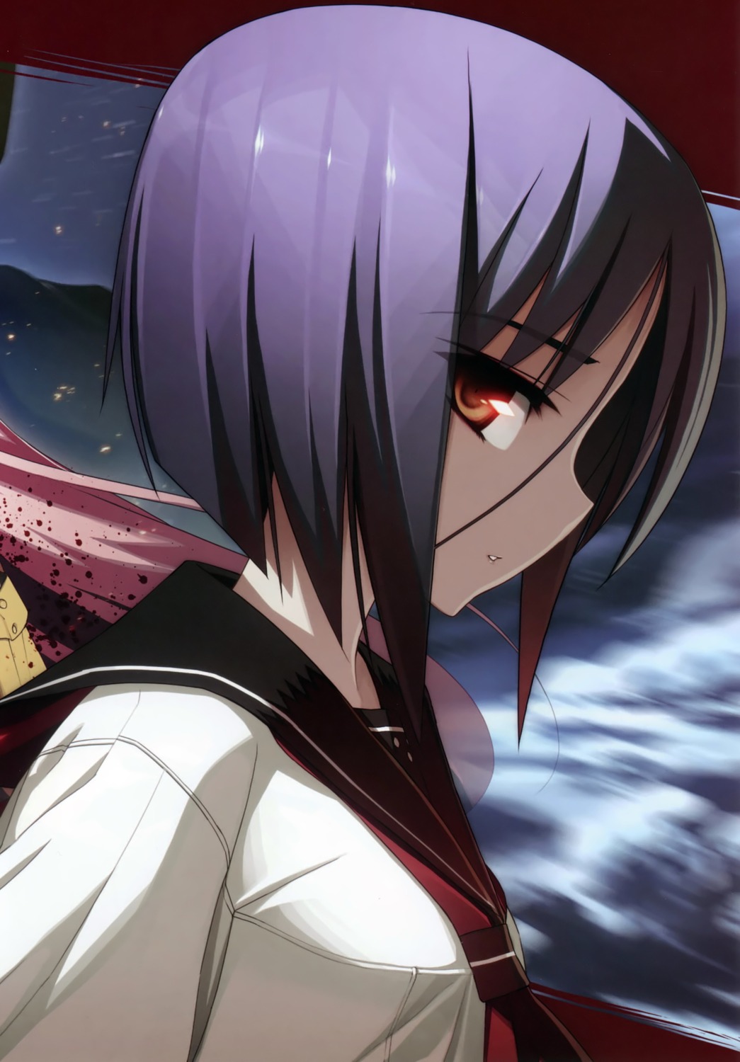 ayane_ichijou blood full_metal_daemon_muramasa namaniku_atk nitroplus seifuku