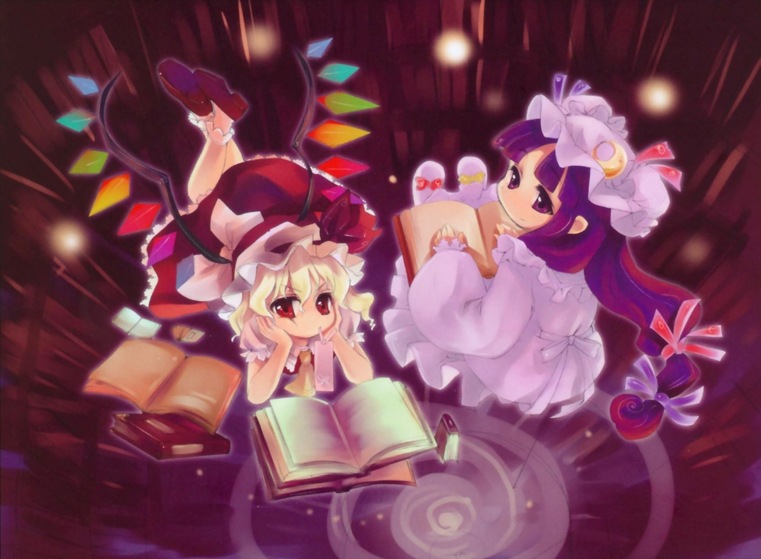 flandre_scarlet patchouli_knowledge touhou