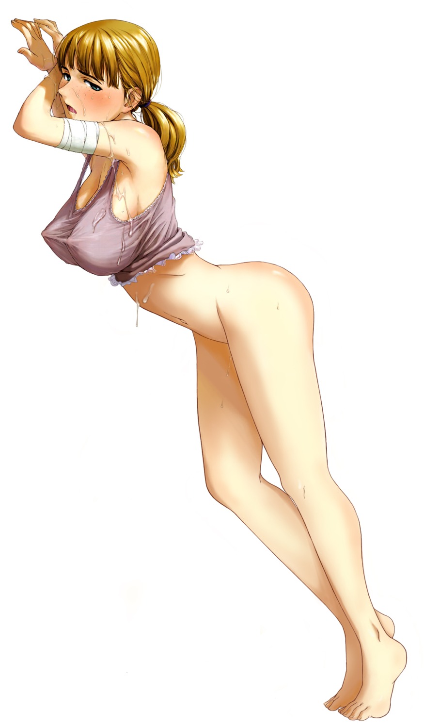 bottomless cum erect_nipples naruko_hanaharu