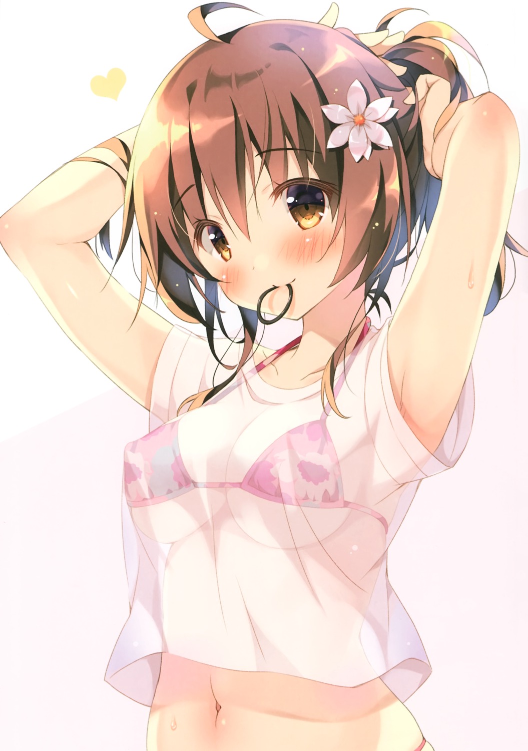 bikini cocoa_(pan_no_mimi) pan pan_no_mimi see_through swimsuits