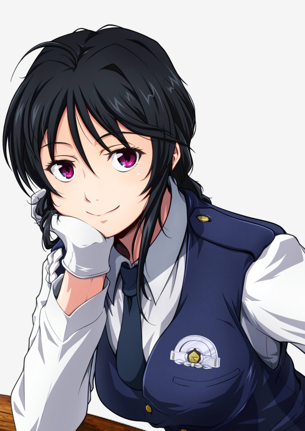fukuro_ooji kobayakawa_miyuki police_uniform you're_under_arrest