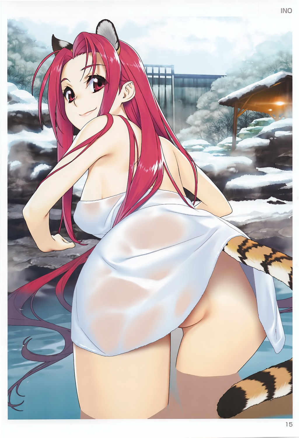 animal_ears ino see_through toranoana towel