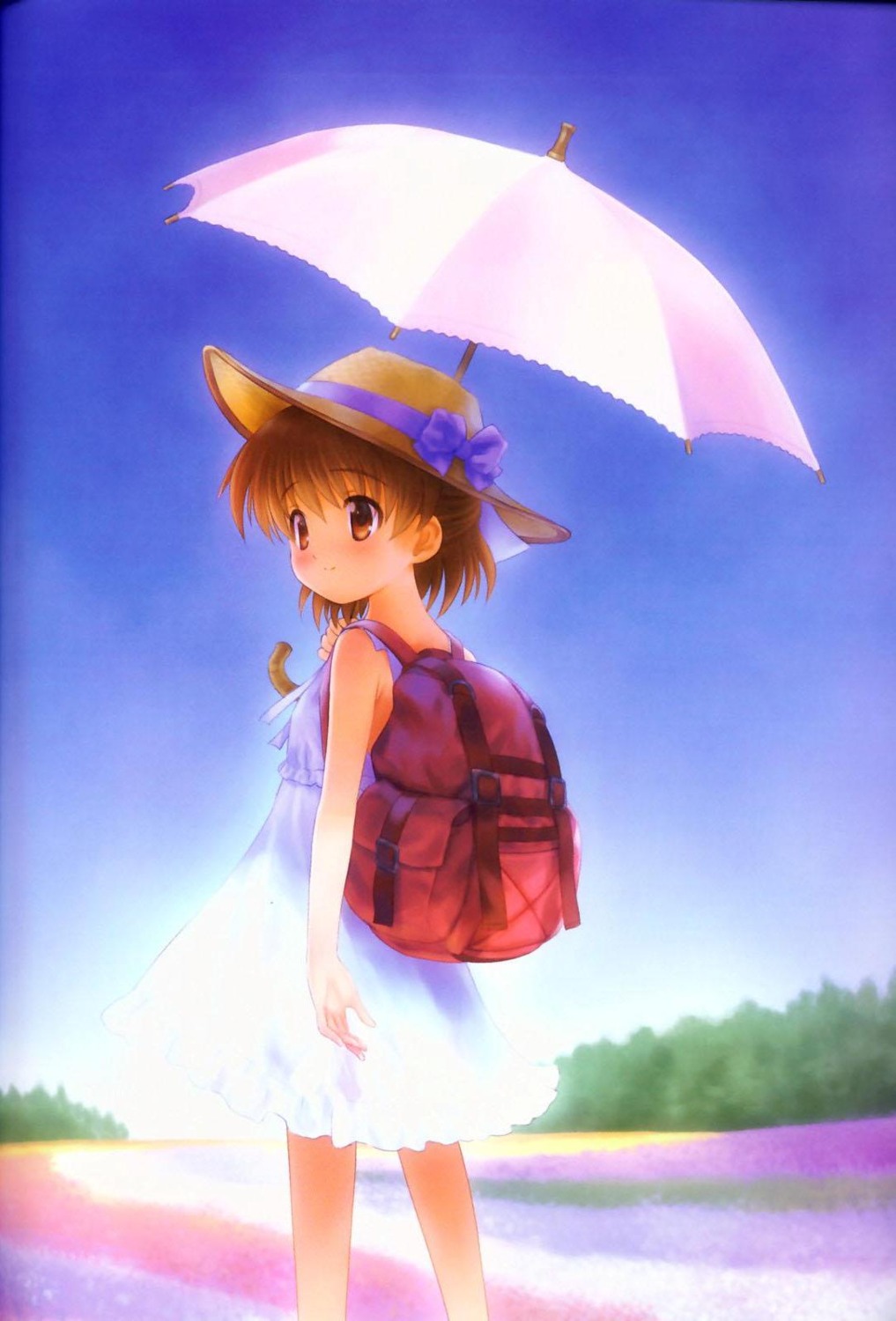 binding_discoloration clannad clannad_after_story dress goto-p jpeg_artifacts okazaki_ushio summer_dress