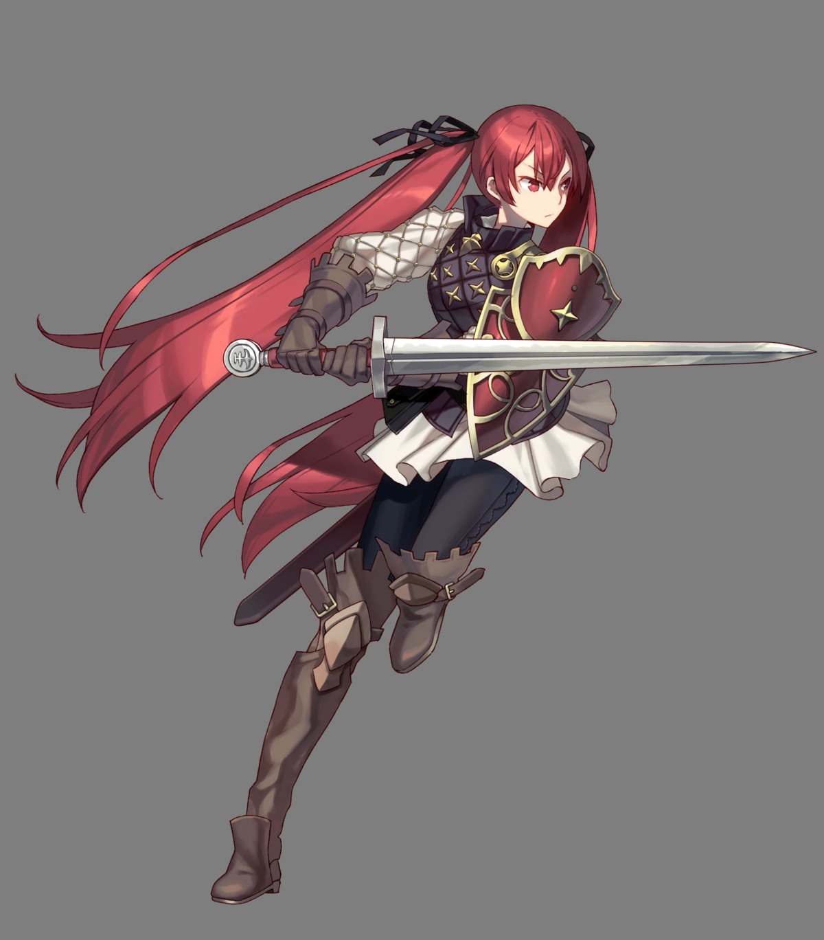 armor fire_emblem fire_emblem_heroes fire_emblem_kakusei heels nintendo pantyhose selena_(fire_emblem) sword transparent_png zaza_xcan01