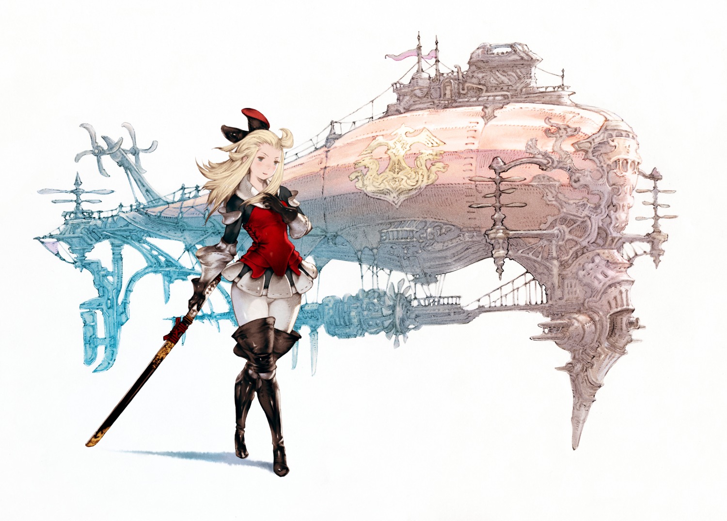 bravely_default square_enix sword yoshida_akihiko