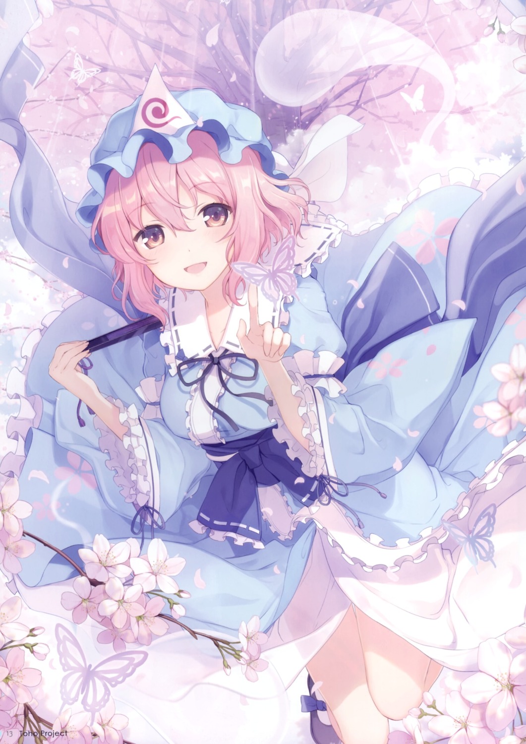 6u eternal_land saigyouji_yuyuko see_through touhou