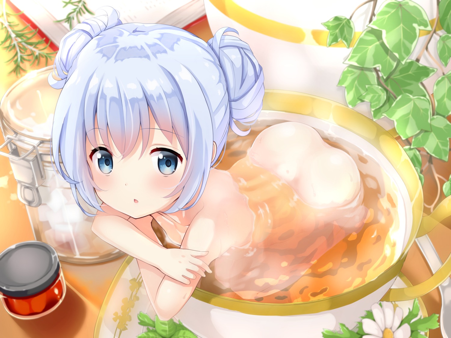 gochuumon_wa_usagi_desu_ka? kafuu_chino loli naked toketou wet