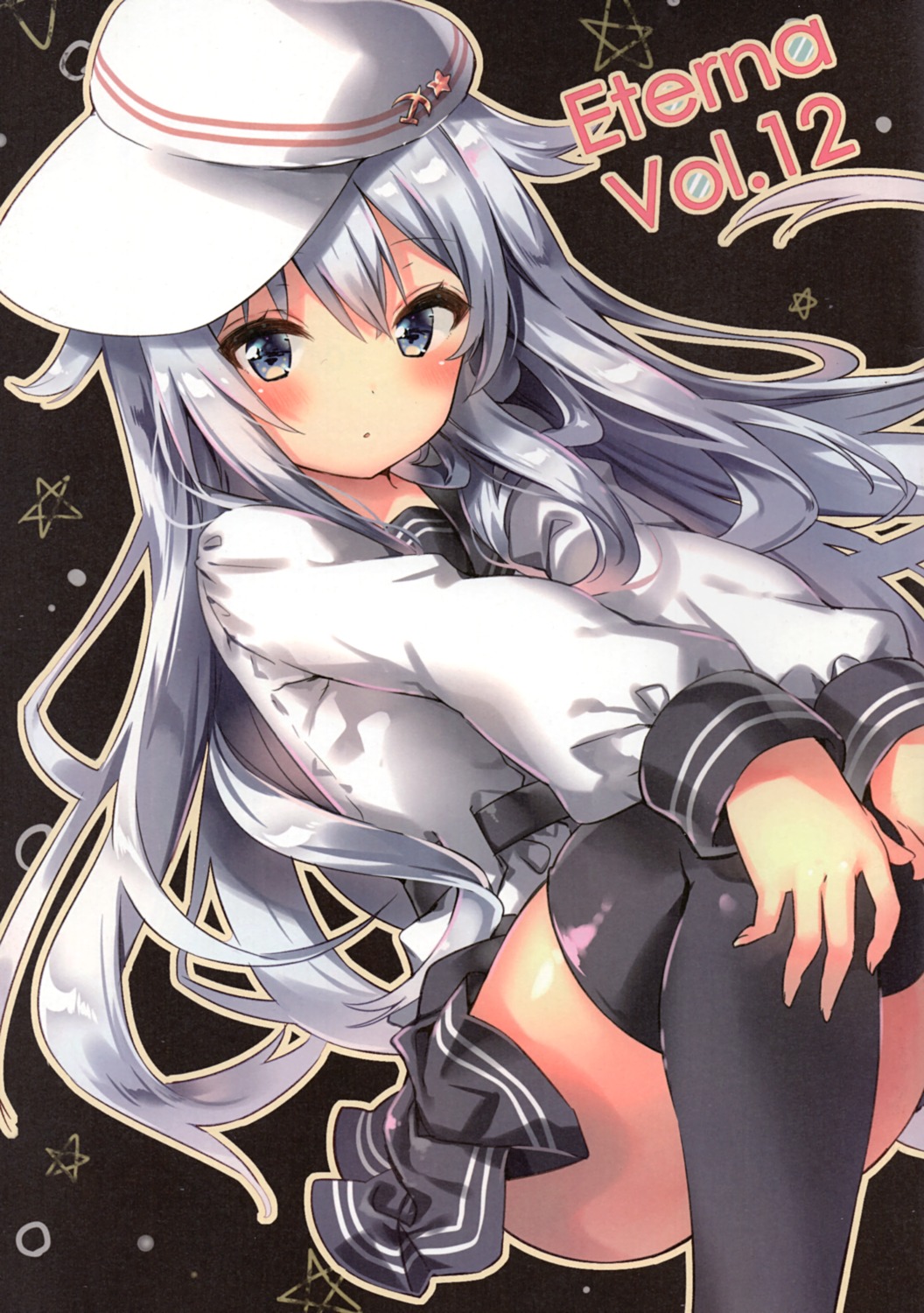 eterna-radiare hibiki_(kancolle) kantai_collection riichu seifuku thighhighs verniy_(kancolle)