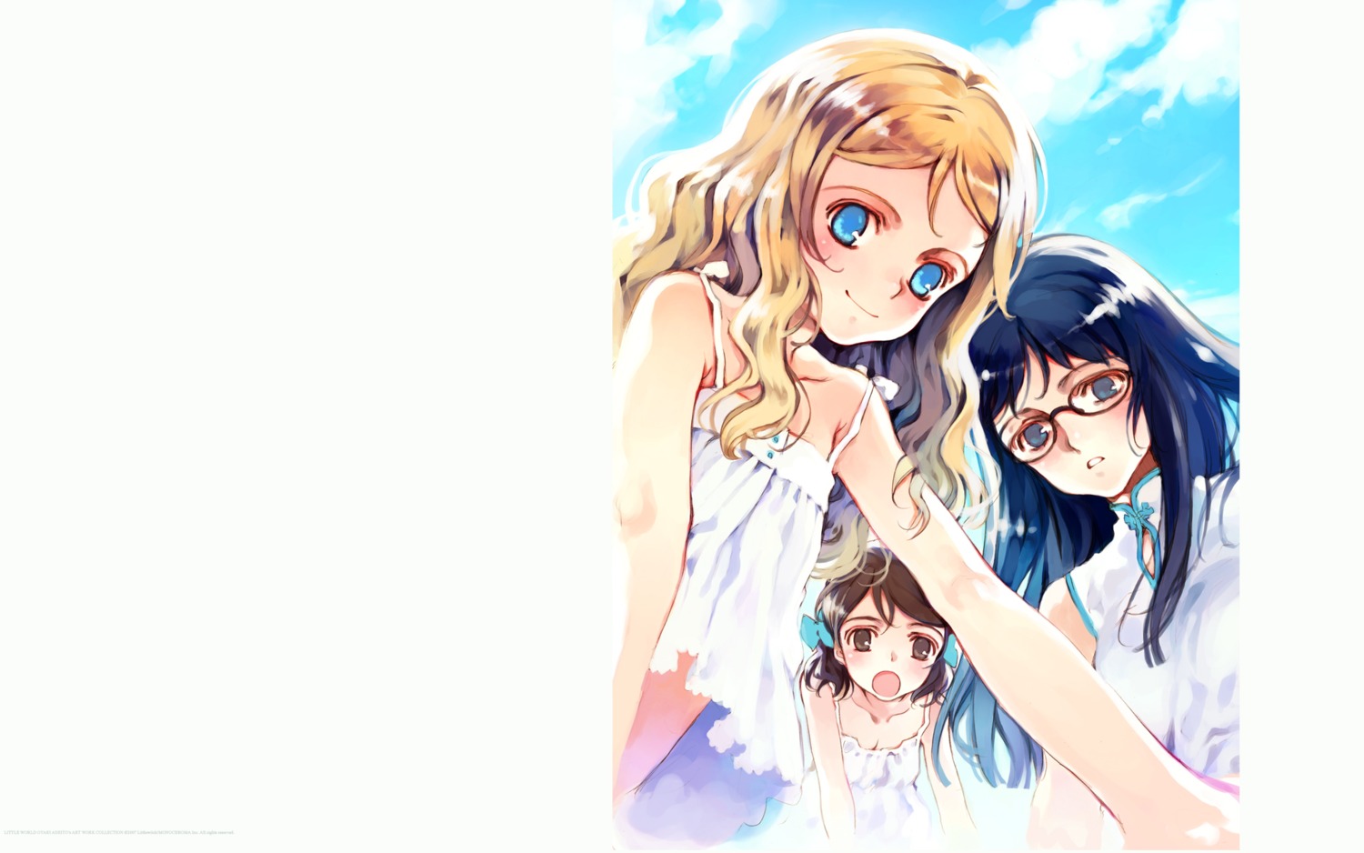 charlotte_francia chinadress dress juni_argiano li_shuhua littlewitch megane oyari_ashito quartett! summer_dress wallpaper