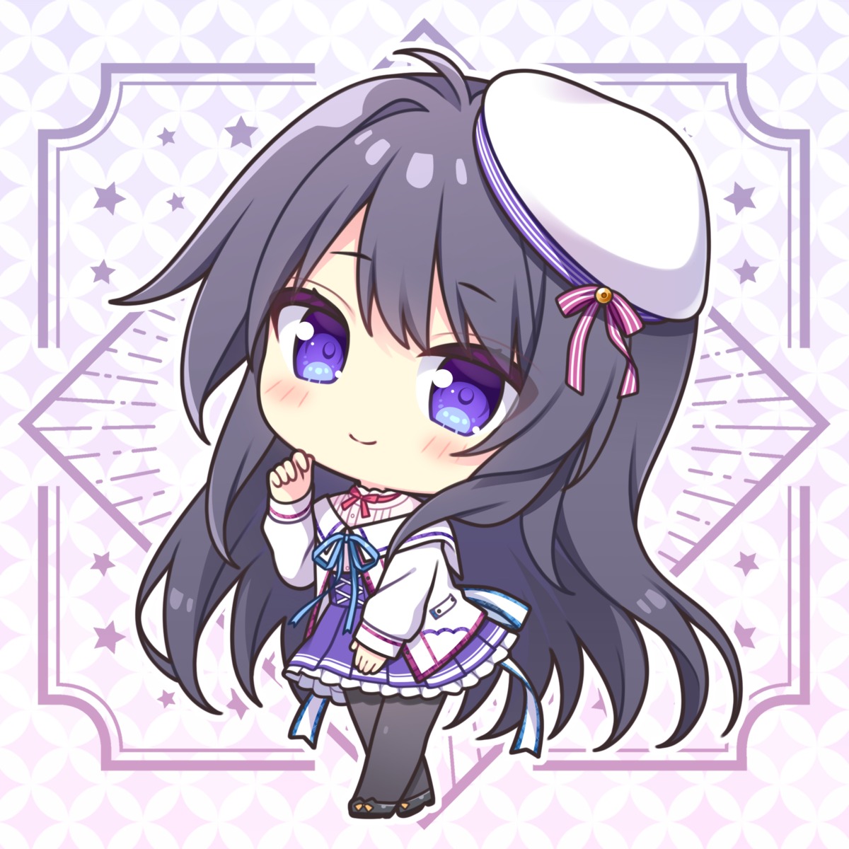 chibi lump_of_sugar moekibara_fumitake pantyhose seifuku sekai_to_sekai_no_mannaka_de shiratori_aira