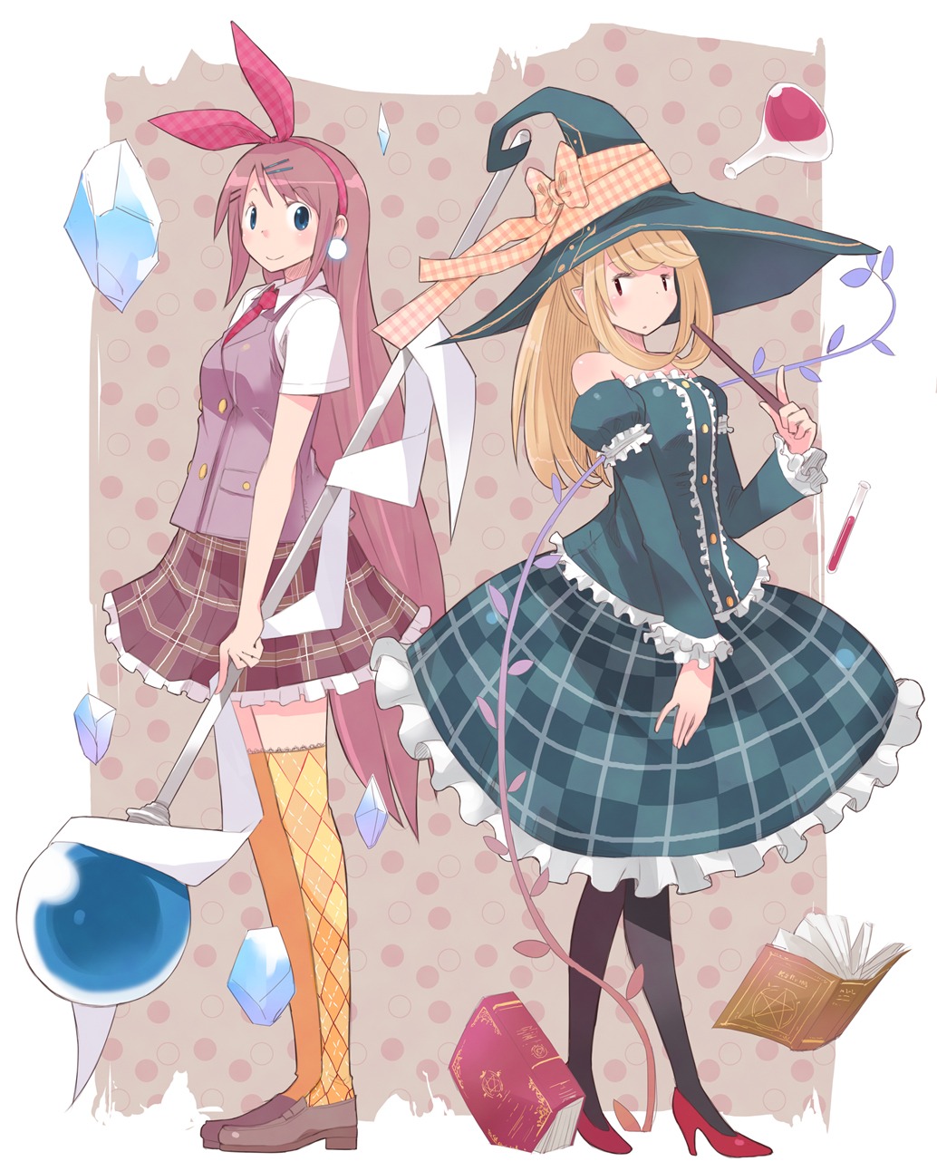 shiba_yuusuke thighhighs witch