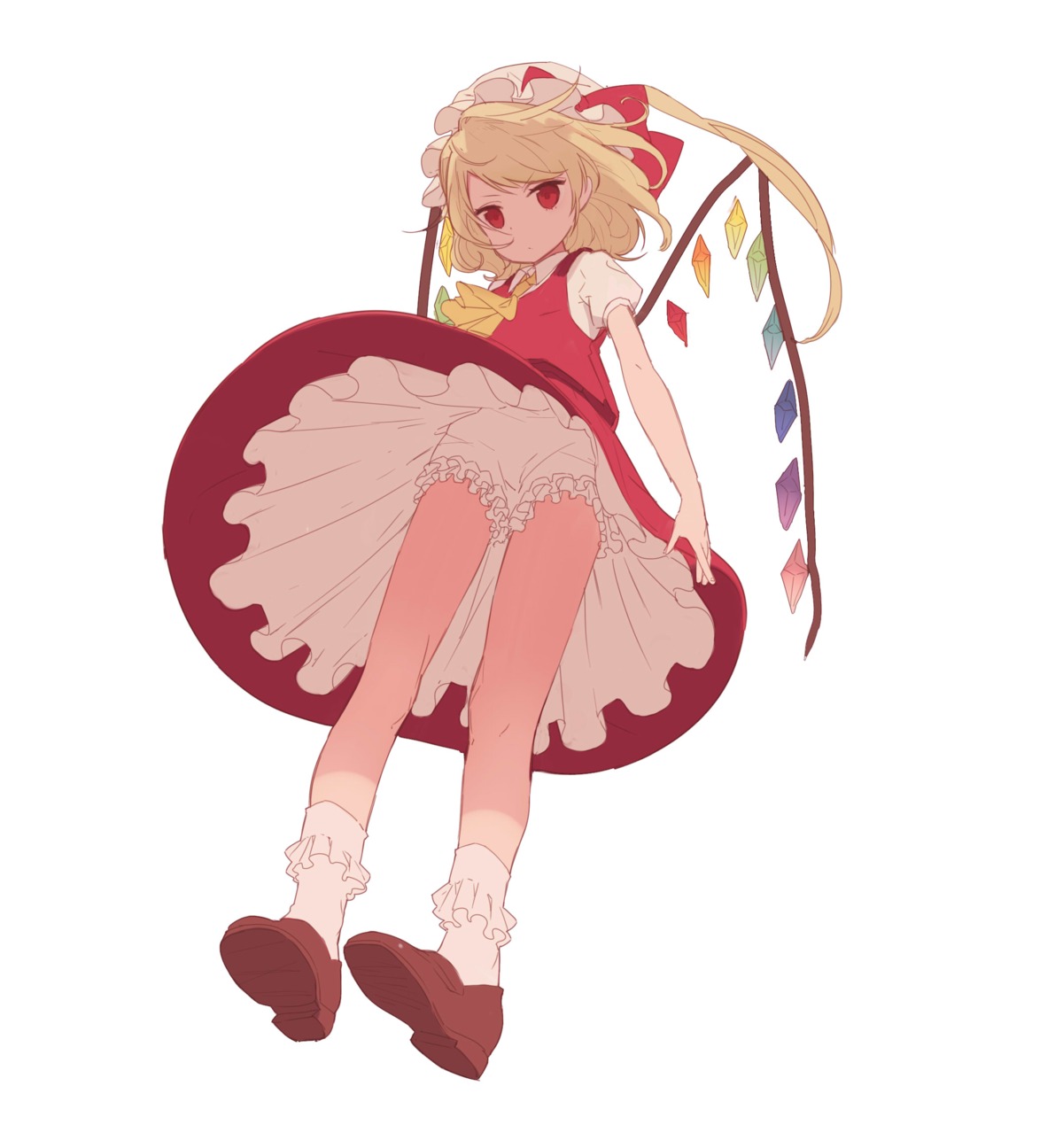 bloomers dress flandre_scarlet kitada_mo touhou wings