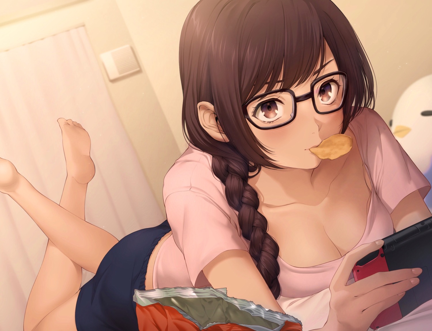 3ri10te cleavage feet megane