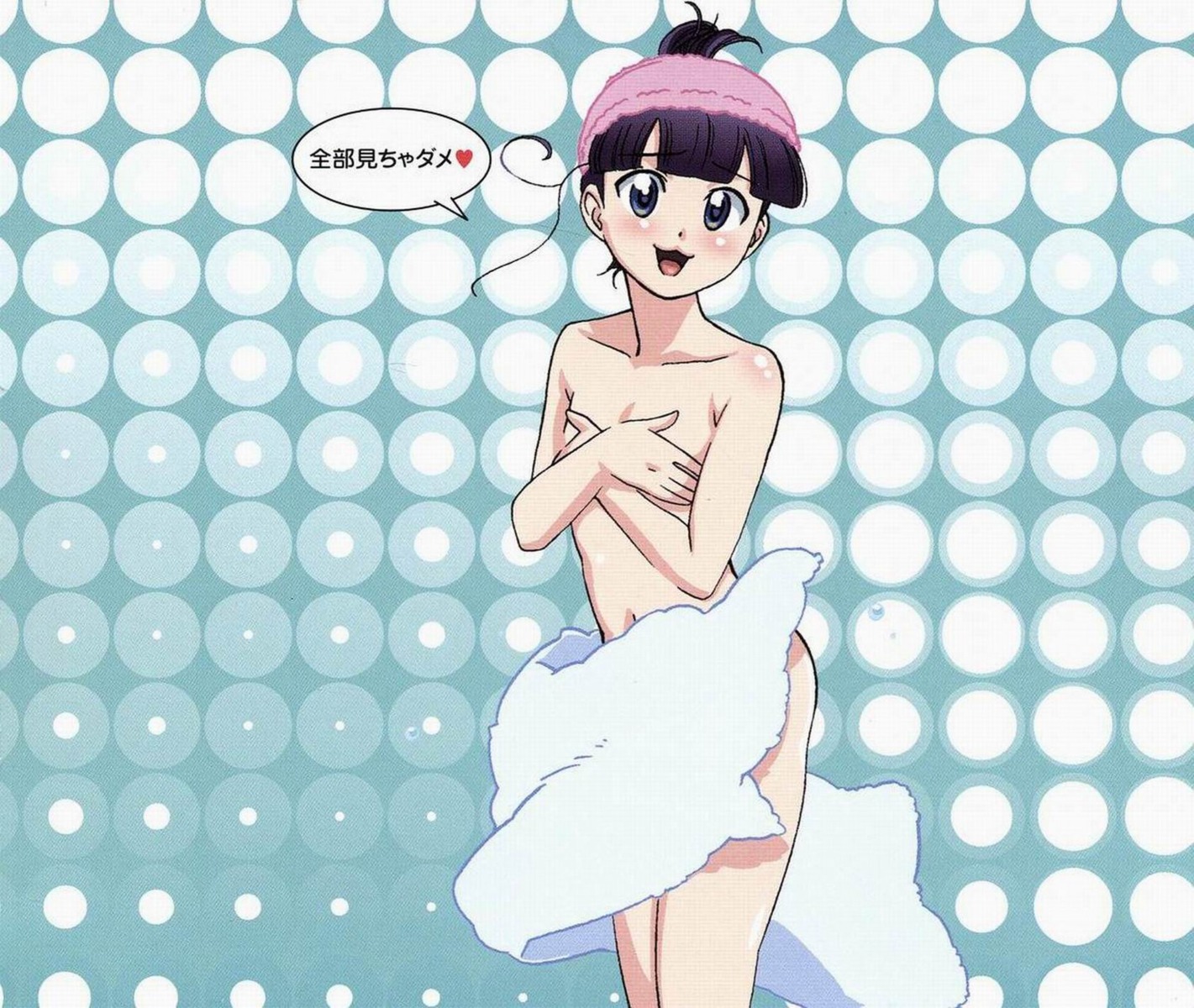 aizawa_masahiro breast_hold hazuki loli naked screening towel tsukuyomi_moon_phase