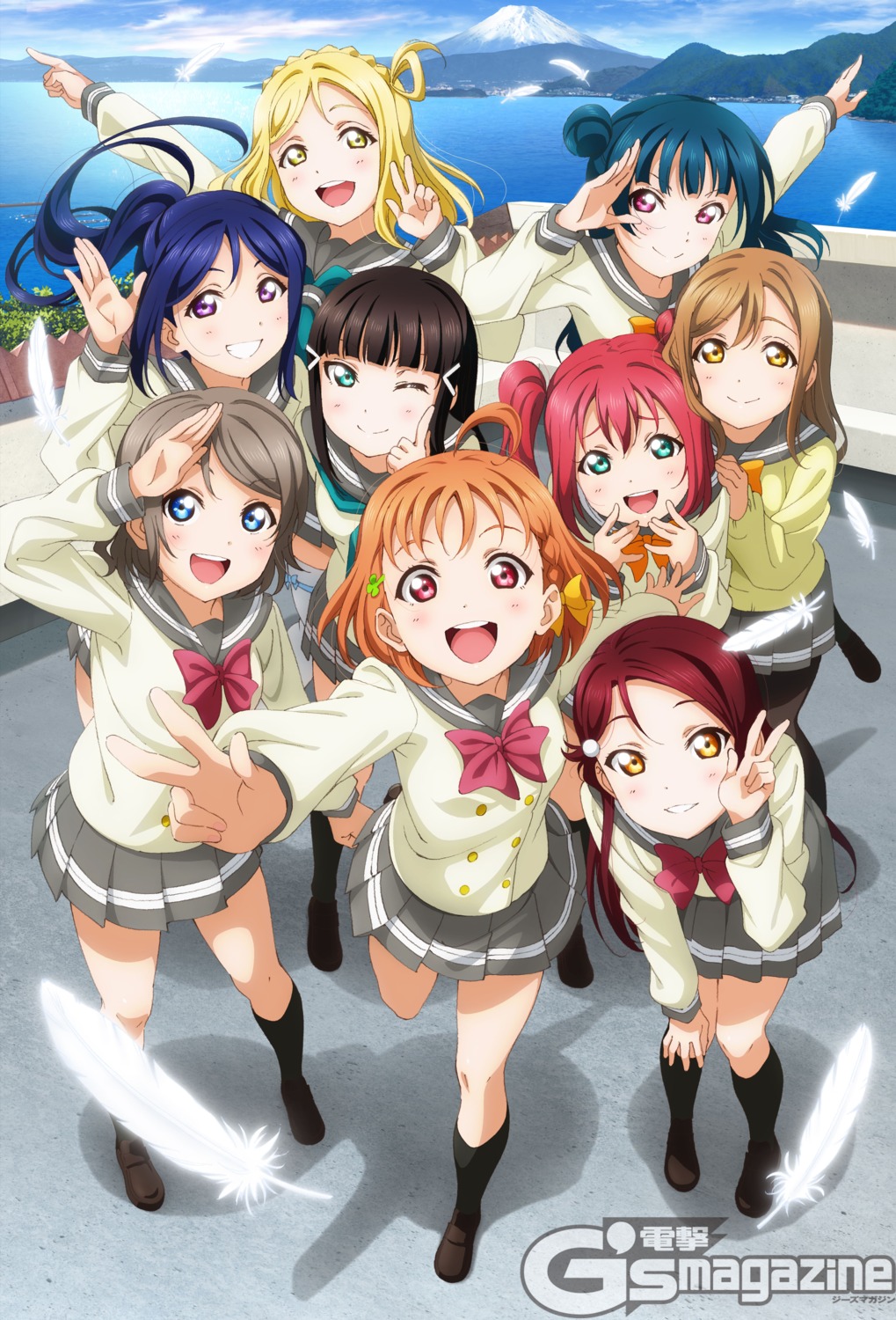 digital_version kunikida_hanamaru kurosawa_dia kurosawa_ruby love_live!_sunshine!! matsuura_kanan ohara_mari pantyhose sakurauchi_riko seifuku takami_chika tsushima_yoshiko watanabe_you