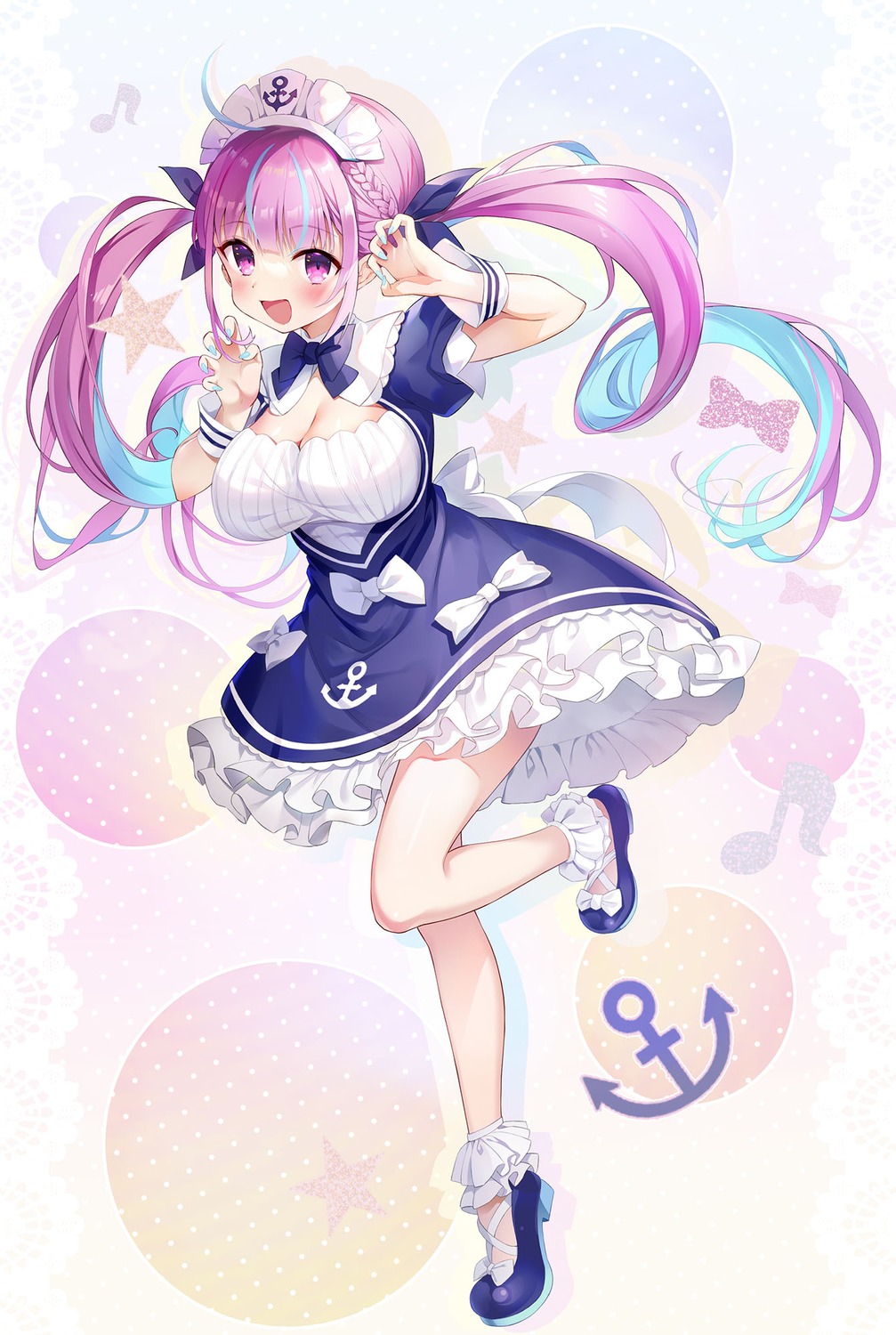 hololive maid minato_aqua youta