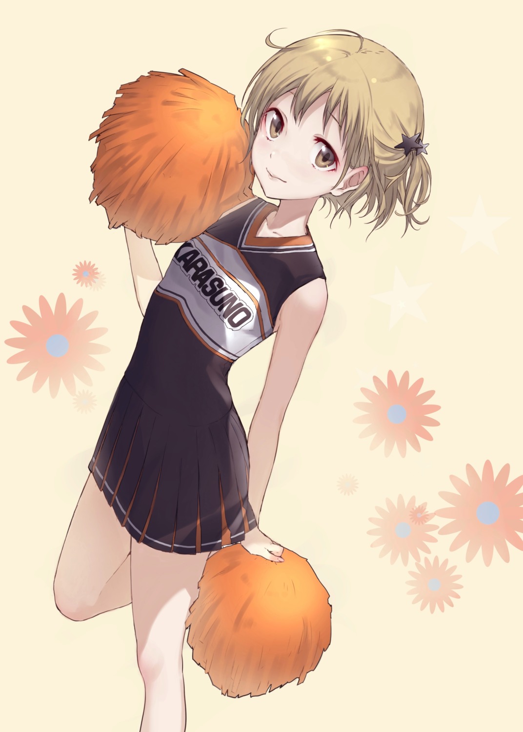 cheerleader haikyuu!! maruchi yachi_hitoka
