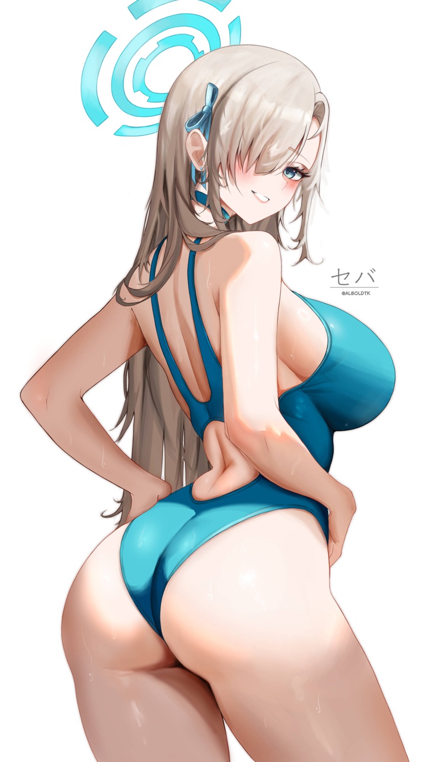 ass blue_archive halo ichinose_asuna swimsuits tagme