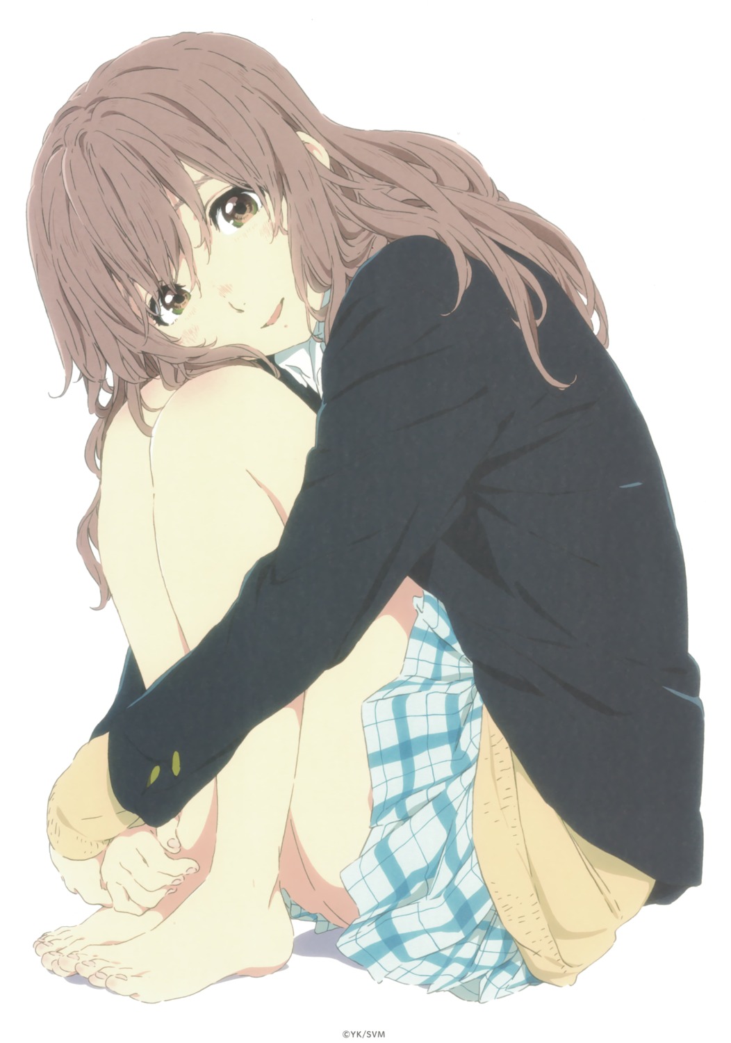 feet koe_no_katachi nishimiya_shouko nishiya_futoshi seifuku sweater