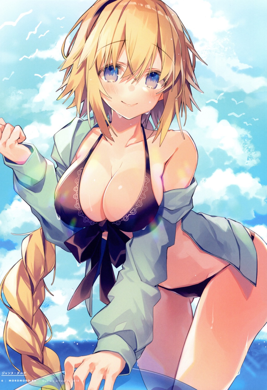 bikini fate/grand_order jeanne_d'arc jeanne_d'arc_(fate) oshioshio swimsuits